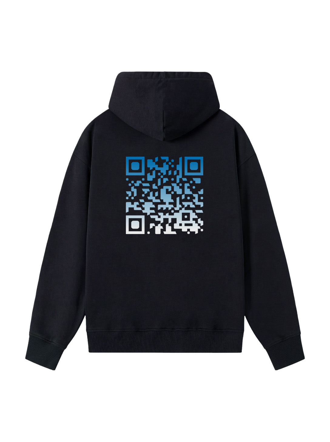 QR-Code Zip Hoodie Unisex - NIGHTFALL