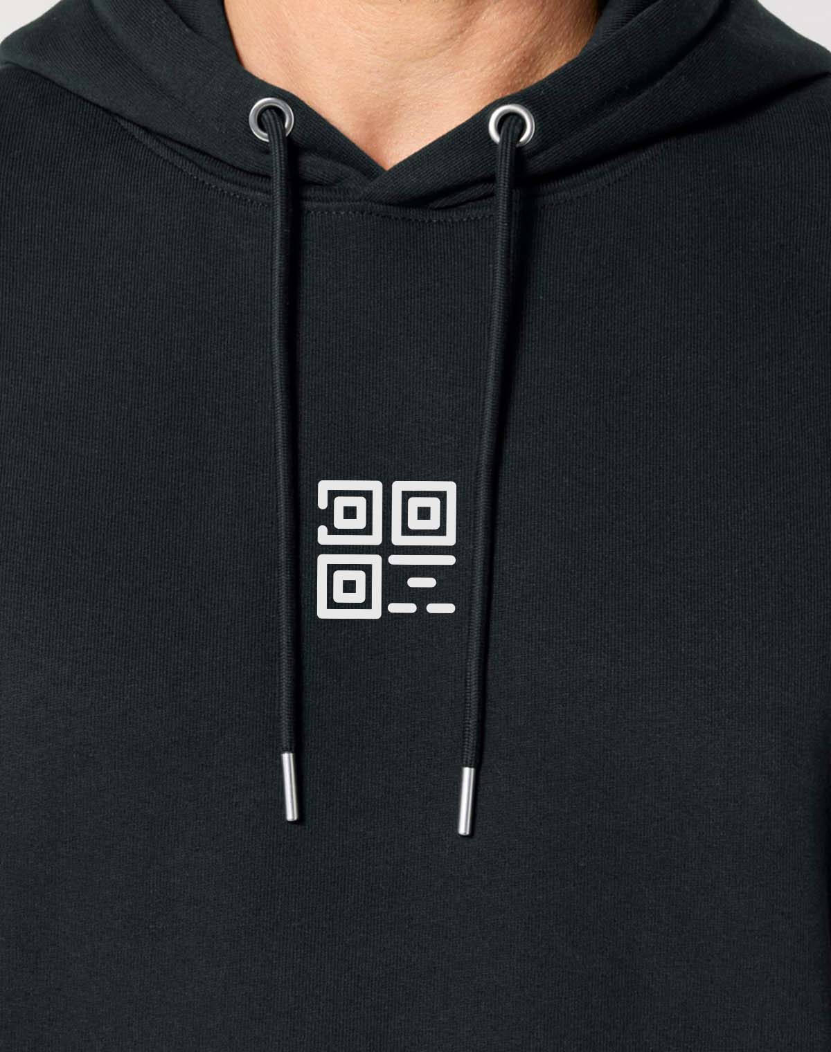 Scan For Instagram NIGHTFALL QR-Code Hoodie Unisex