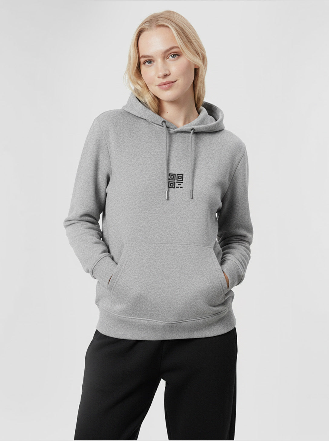 QR Code Hoodie Unisex - Scan For A Date - CLASSIC