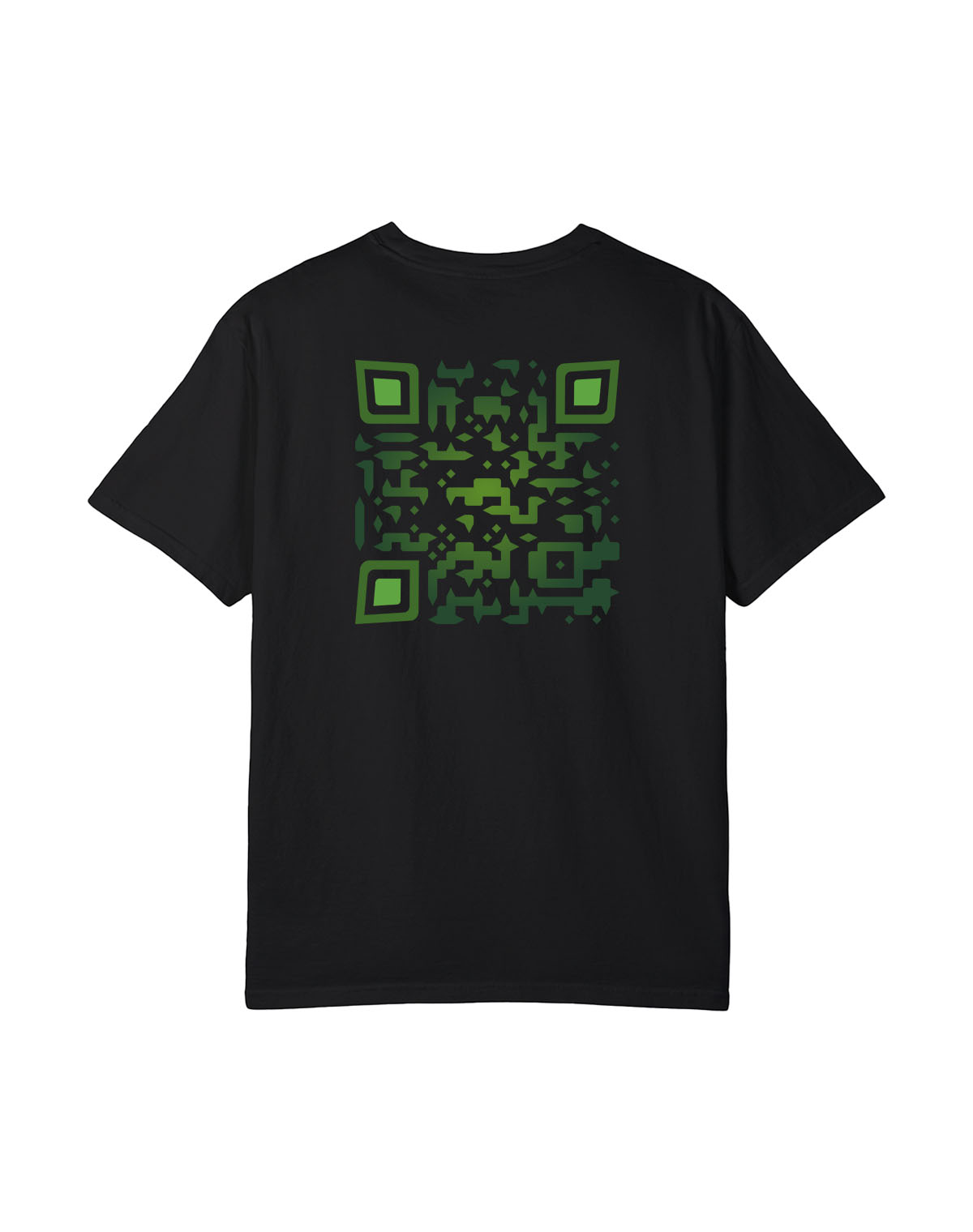 qr code t-shirt black outlander