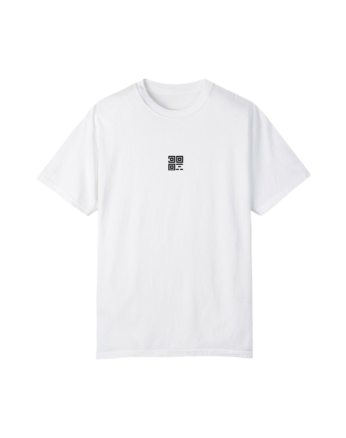 qr code t-shirt white front