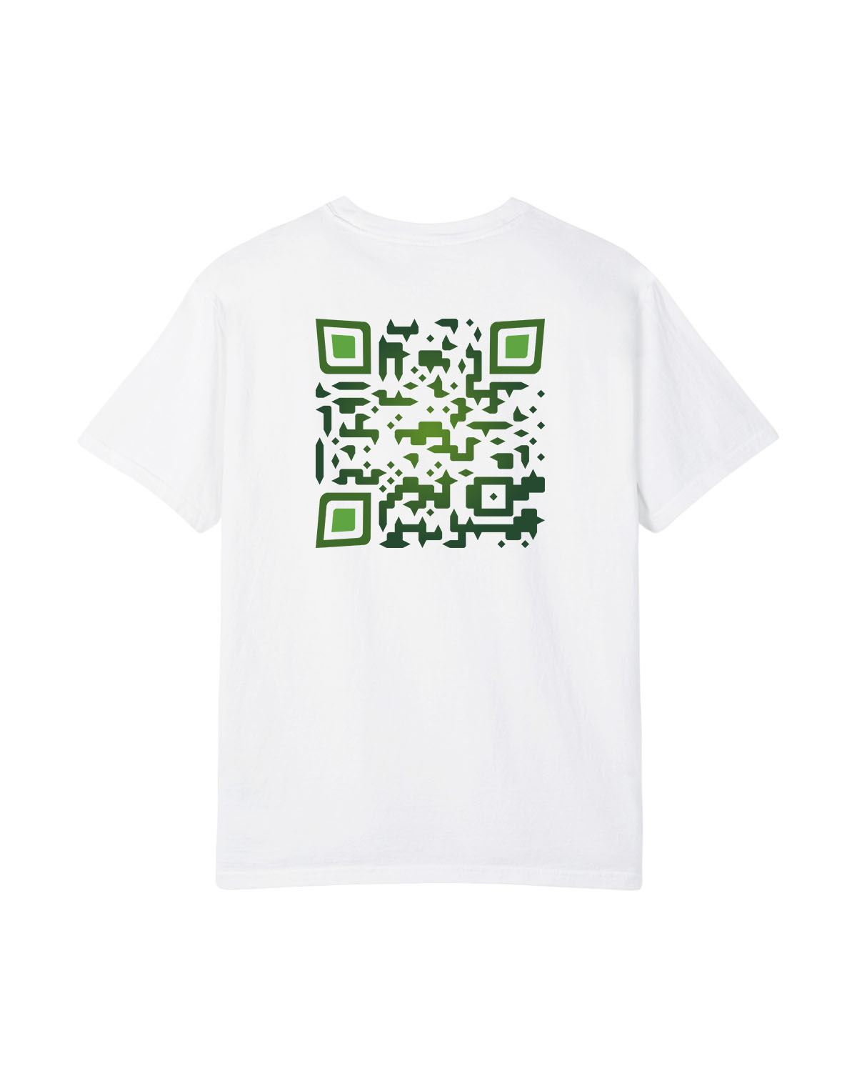 qr code t-shirt white outlander