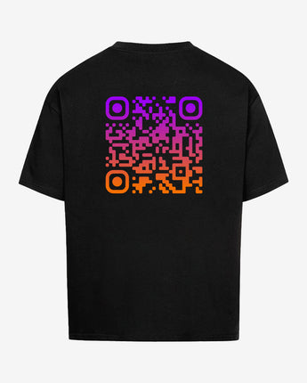 SUNSET Oversized QR Code T-Shirt Unisex