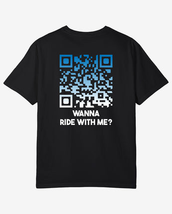Wanna Ride With Me? NIGHTFALL QR Code T-Shirt Unisex