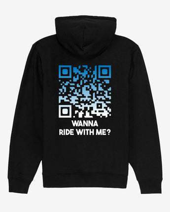 Wanna Ride With Me? NIGHTFALL QR Code Hoodie Unisex